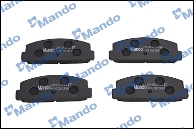 Kit de plaquettes de frein, frein à disque MANDO MPA15