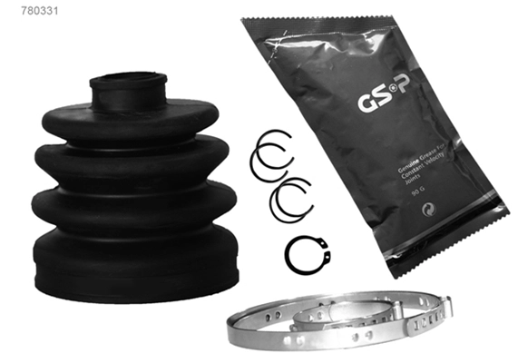Jeu de joints-soufflets, arbre de commande GSP-BR 780331