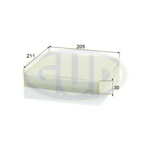 Filtre, air de l'habitacle G.U.D. GCF21003