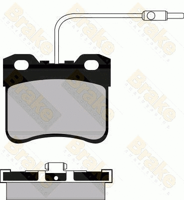 Kit de plaquettes de frein, frein à disque Brake ENGINEERING PA561