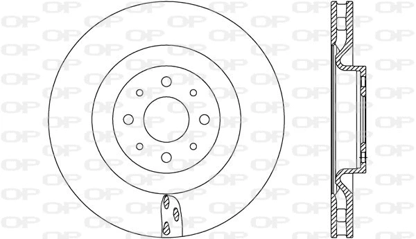Disque de frein OPEN PARTS BDA2771.20