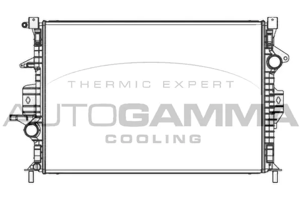 Radiateur, refroidissement du moteur AUTOGAMMA 107821