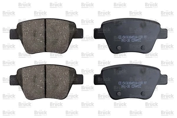 Kit de plaquettes de frein, frein à disque EURO ESPAÑA EE-5K0698451A