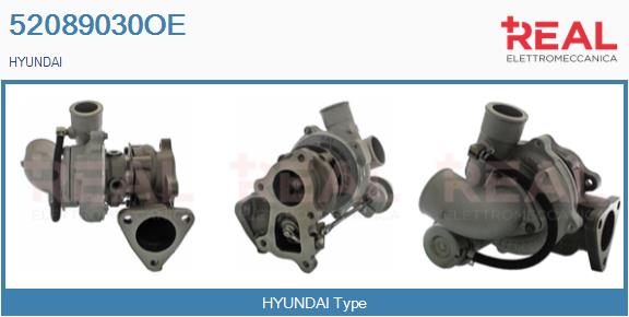 Turbocompresseur, suralimentation REAL 52089030OE