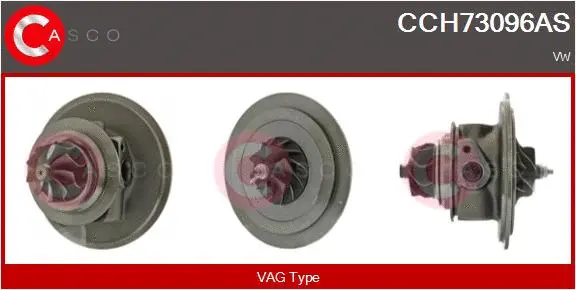 Groupe carter, turbocompresseur CASCO CCH73096AS