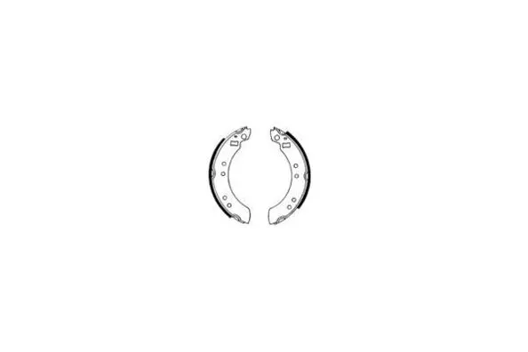 Jeu de mâchoires de frein E.T.F. 09-0124