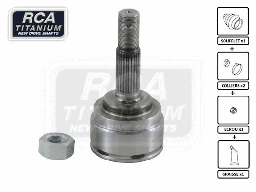 Jeu de joints, arbre de transmission RCA FRANCE NI81