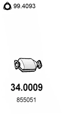 Catalyseur ASSO 34.0009
