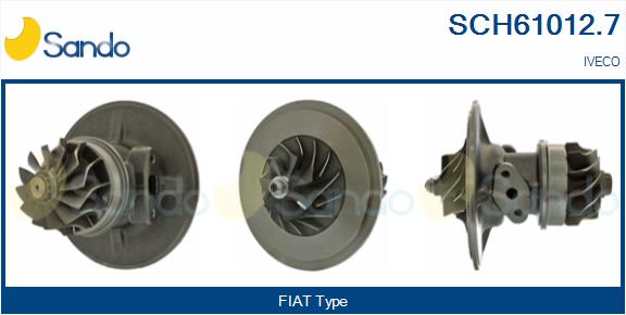 Groupe carter, turbocompresseur SANDO SCH61012.7
