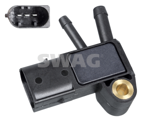 Capteur, pression des gaz échappement SWAG 10 94 3587