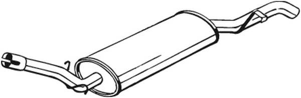 Silencieux arrière KLOKKERHOLM 227-011