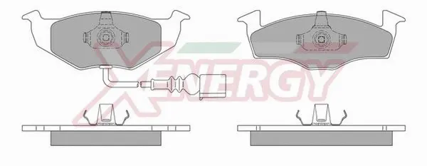 Kit de plaquettes de frein, frein à disque AP XENERGY X40591