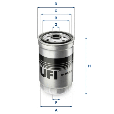 Filtre à carburant UFI 24.012.00