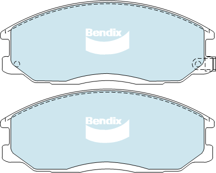 Kit de plaquettes de frein, frein à disque BENDIX-SEA DB1745 MKT