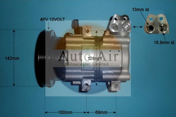 Compresseur, climatisation AUTO AIR GLOUCESTER 14-0170