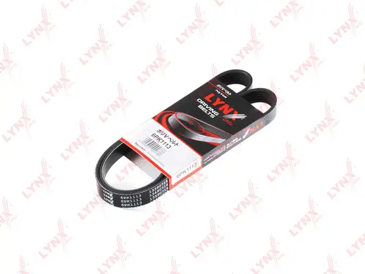 Courroie trapézoïdale à nervures LYNXAUTO 6PK1113