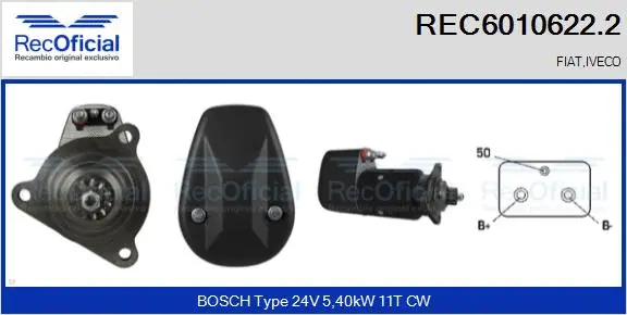 Démarreur RECOFICIAL REC6010622.2