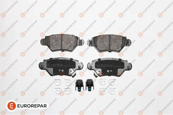 Kit de plaquettes de frein, frein à disque EUROREPAR 1617255080