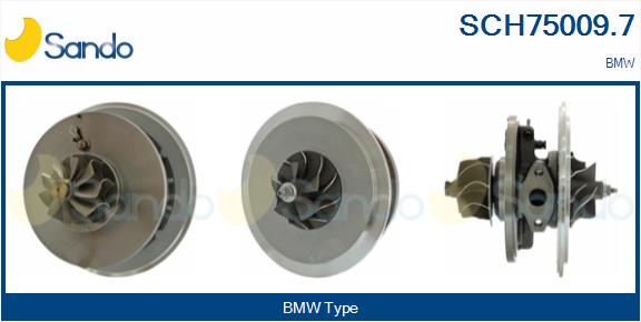 Groupe carter, turbocompresseur SANDO SCH75009.7