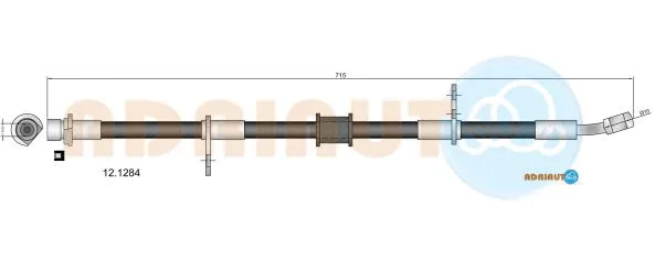 Flexible de frein ADRIAUTO 12.1284