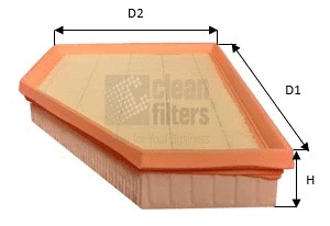 Filtre à air CLEAN FILTERS MA3495