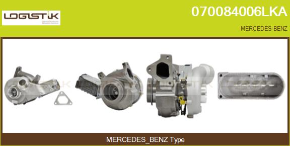 Turbocompresseur, suralimentation LGK 070084006LKA