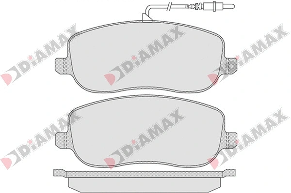 Kit de plaquettes de frein, frein à disque DIAMAX N09011