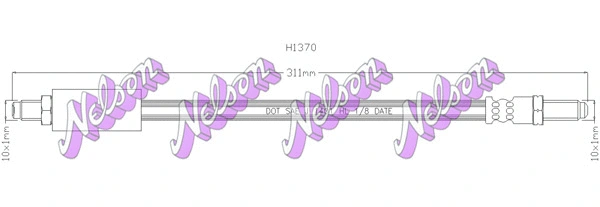 Flexible de frein KAWE H1370