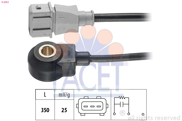 Capteur de cognement FACET 9.3052