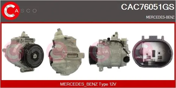 Compresseur, climatisation CASCO CAC76051GS