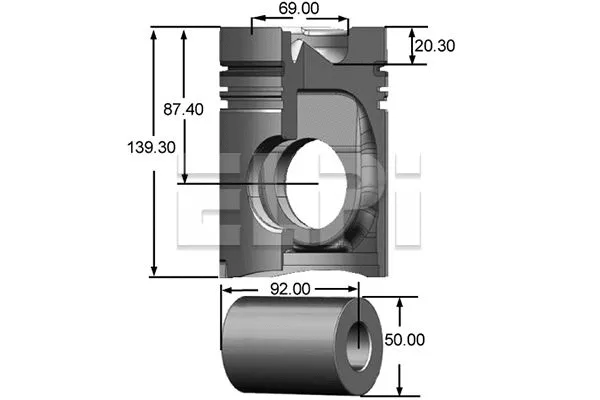 Piston ELPI LP181 3315 STD