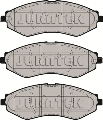 Kit de plaquettes de frein, frein à disque JURATEK JCP1116