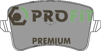 Kit de plaquettes de frein, frein à disque PROFIT 5005-4050