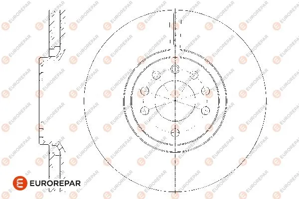 Disque de frein EUROREPAR 1667867180