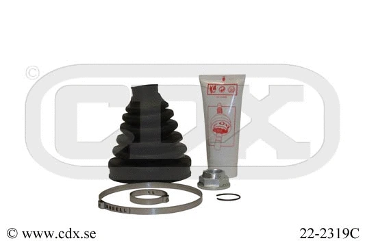 Jeu de joints-soufflets, arbre de commande CDX 22-2319C