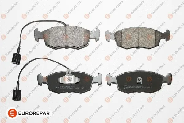 Kit de plaquettes de frein, frein à disque EUROREPAR 1681161780