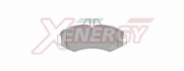 Kit de plaquettes de frein, frein à disque AP XENERGY X40714