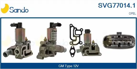 Vanne EGR SANDO SVG77014.1