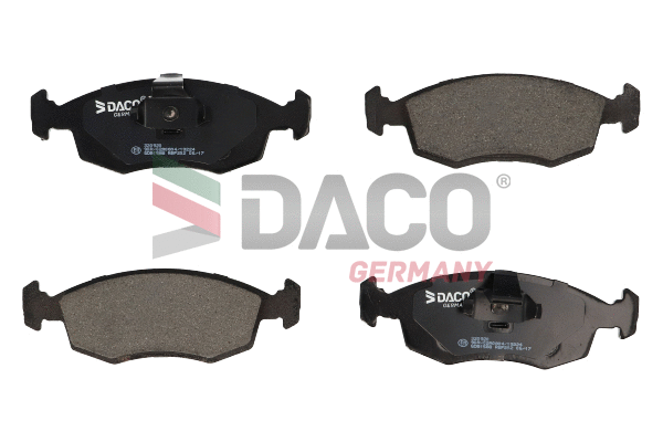 Kit de plaquettes de frein, frein à disque DACO Germany 320920