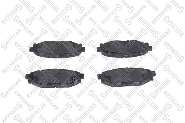 Kit de plaquettes de frein, frein à disque STELLOX 1147 001B-SX