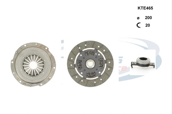 Kit d'embrayage PROCODIS FRANCE KTE465