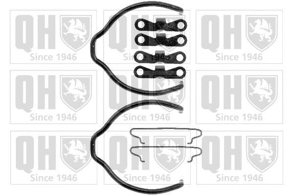 Kit d'accessoires, mâchoires de frein de stationnement QUINTON HAZELL BFK381