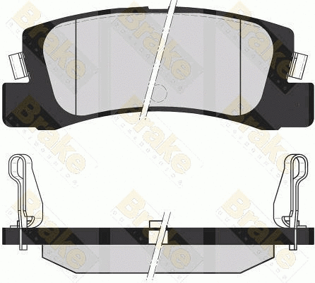 Kit de plaquettes de frein, frein à disque Brake ENGINEERING PA1680