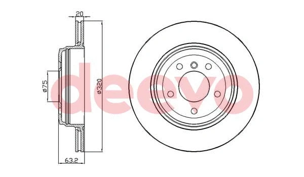 Disque de frein DEEVO BD16060