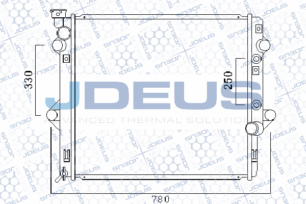 Radiateur, refroidissement du moteur JDEUS 028M46