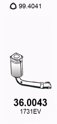 Catalyseur ASSO 36.0043