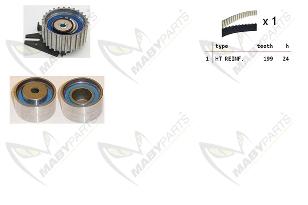 Kit de courroie crantée MABYPARTS OBK010156