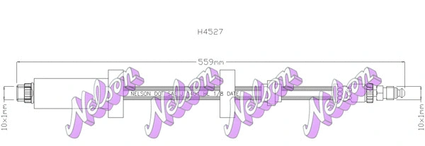 Flexible de frein KAWE H4527