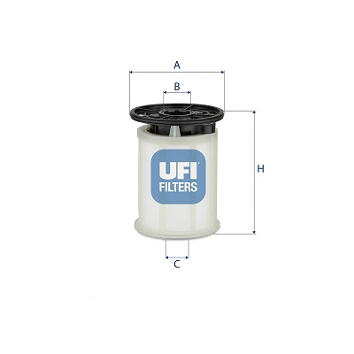 Filtre à carburant UFI 26.H2O.06