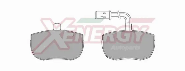 Kit de plaquettes de frein, frein à disque AP XENERGY X40261